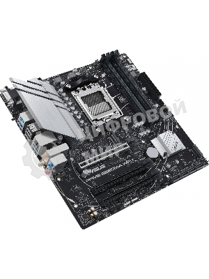 Материнская плата ASUS PRIME B650M-A WIFI II, AM5, AMD B650, 4xDDR5, 4xSATA, 2xM.2, 1xPCI-E 4.0 x16, 2xPCI-E 4.0 x1, 1xHDMI, 1xDP, 1xVGA, 1x 2.5Gb LAN, 2xUSB-A 3.2 Gen 2, 2xUSB-A 3.2 Gen 1, 4xUSB-A 2.0, 3x3.5 мм, 7.1, Micro-ATX
