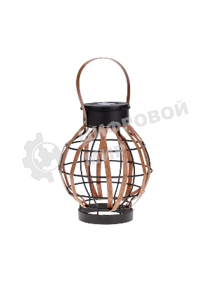 Светильник садовый Rexant Бамбук, 18см, 3000К, встроенный аккумулятор, солнечная панель, коллекция Бали