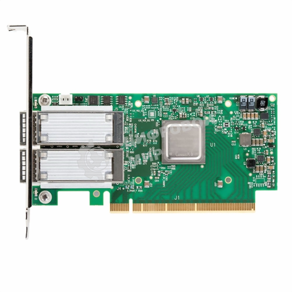 Сетевая карта MELLANOX ConnectX®-5 EN network interface card, 100GbE dual-port QSFP28, PCIe3.0 x16, tall bracket, ROHS R6