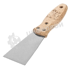 Шпательная лопатка Matrix из нержавеющей стали, 50 мм, буковая рукоятка, EFP