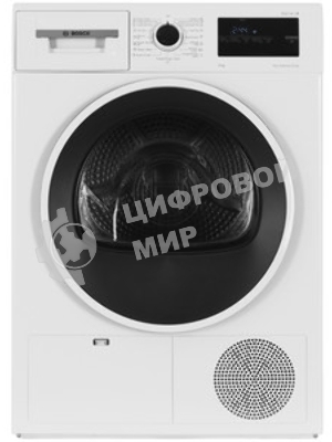 Сушильная машина Bosch WTN86211ME белый, 8 кг, сушка - конденсационная, программ - 13, 59.8 x 84.2 x 61.3 см