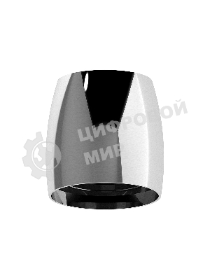 Корпус светильника C1143 PSL серебро полированное D100*80*H100mm MR16 GU5.3