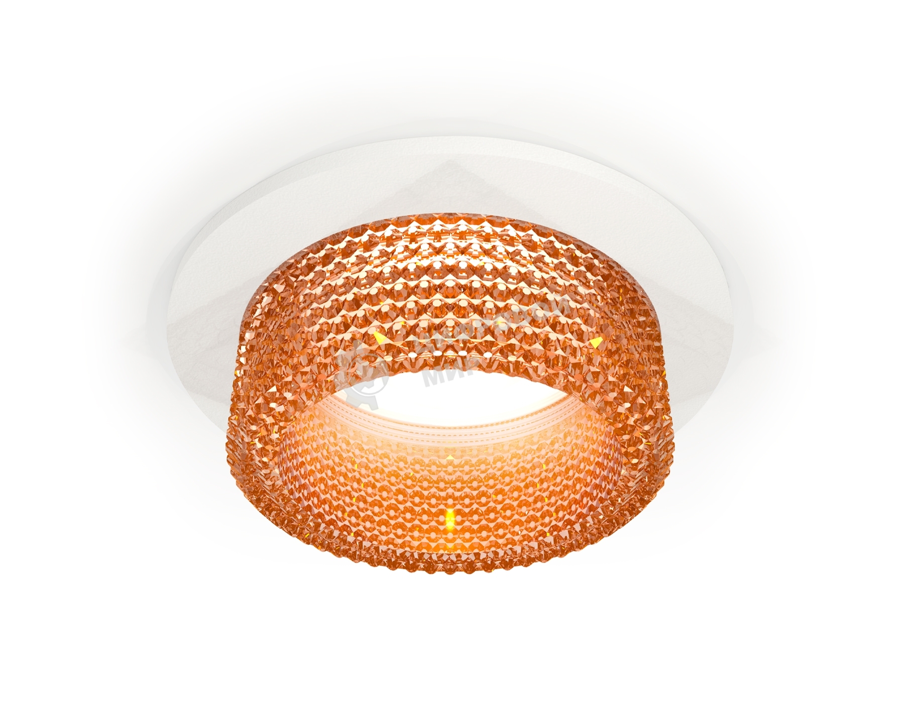 Комплект встраиваемого светильника Ambrella light XC6512044 SWH/CF белый песок/кофе MR16 GU5.3 (C6512, N6154)