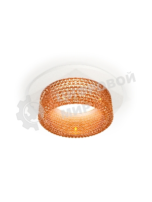Комплект встраиваемого светильника Ambrella light XC6512044 SWH/CF белый песок/кофе MR16 GU5.3 (C6512, N6154)