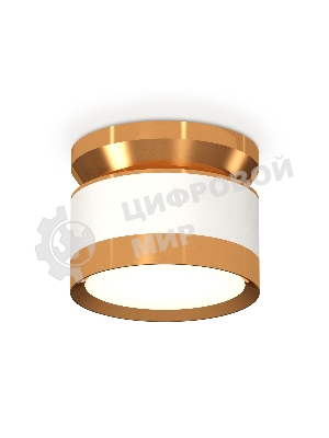Светильник Ambrella Light XS8101060 SWH/PYG белый песок/золото желтое полированное GX53 (N8909, C8101, N8124)
