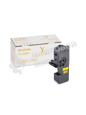 Картридж лазерный Kyocera TK-5240Y (1T02R7ANL0) желтый для P5026cdn/cdw, M5526cdn/cdw 3000 стр.