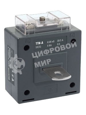 Трансформатор тока ТТИ-А 30/5А 5ВА класс 0,5S IEK