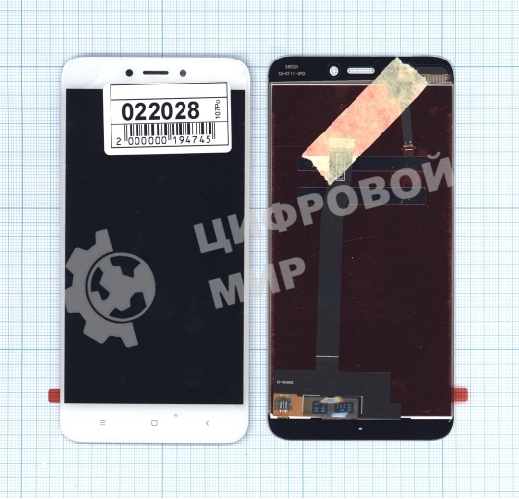 Дисплей для Xiaomi Redmi 4X белый