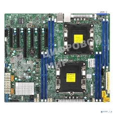 Материнская плата серверная Supermicro MBD-X11DPL-I-B, 2xLGA 3647, Intel C621, 8xDDR4, 10xSATA, 2xPCI-E 3.0 x16, 3xPCI-E 3.0 x8, 1xPCI-E 3.0 x4, 1xM.2, 2x1Gb LAN, 4xUSB 2.0, 3xUSB 3.2 Gen 1, 1xVGA, 1xCOM, 1xTPM, ATX