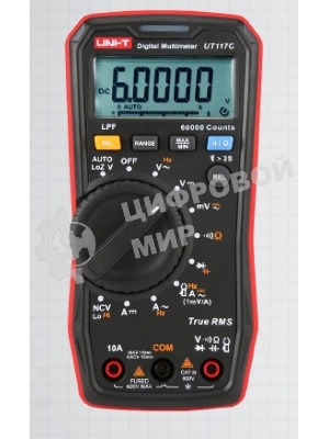 Цифровой мультиметр UNI-T UT117C Bluetooth 60000 отсчетов True RMS