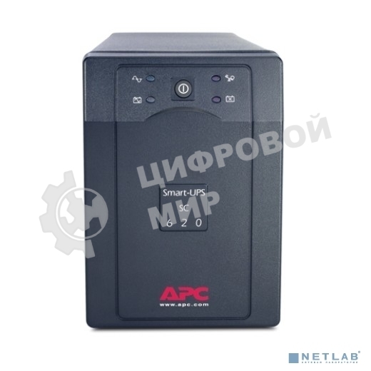 Источник бесперебойного питания APC Smart-UPS SC SC620I 390Вт 620ВА черный