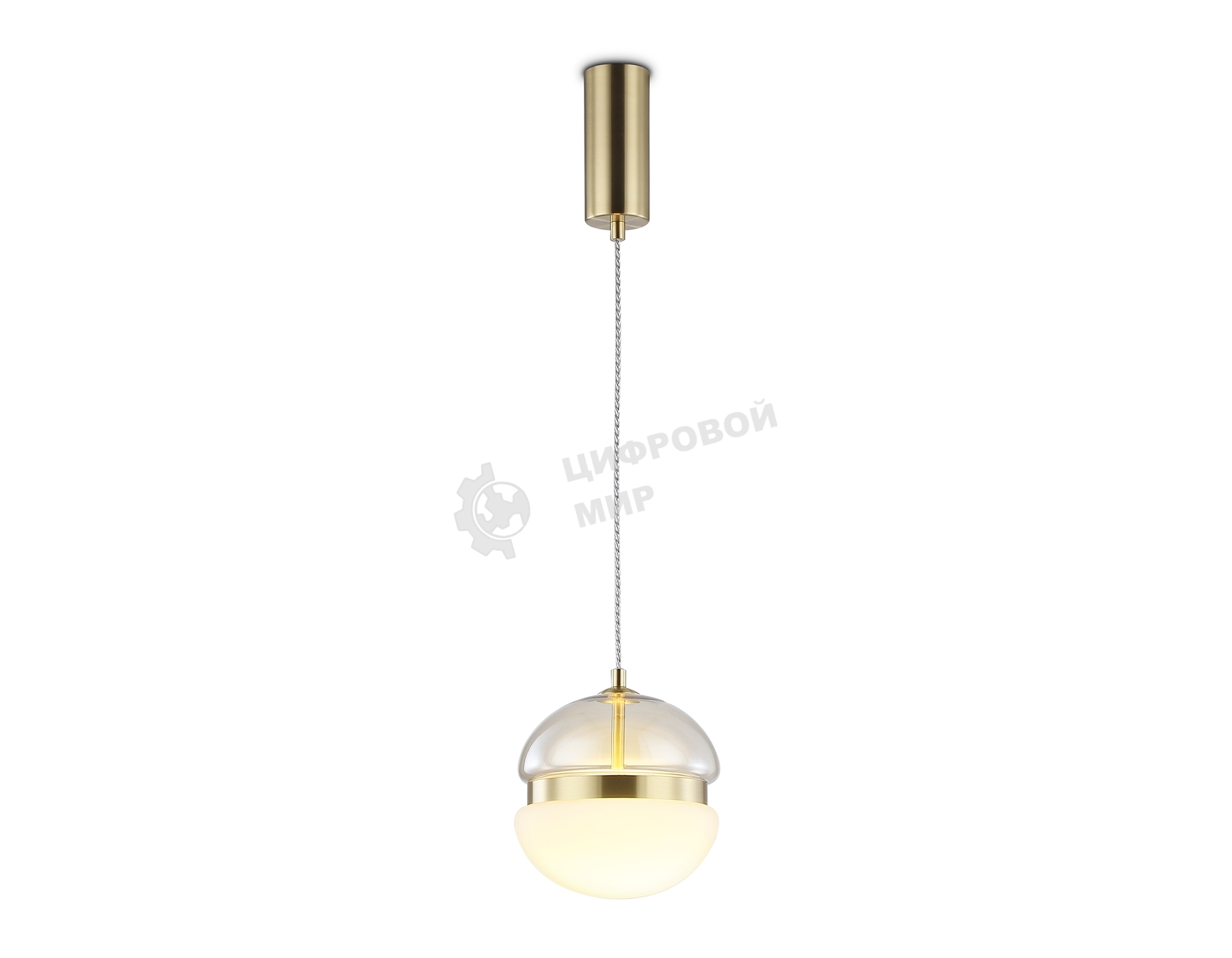 Подвесной светодиодный светильник Ambrella light LH11001 GD/FR золото/белый матовый 20W 3000K D180*200