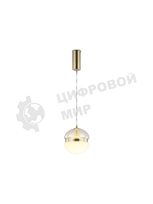 Подвесной светодиодный светильник Ambrella light LH11001 GD/FR золото/белый матовый 20W 3000K D180*200