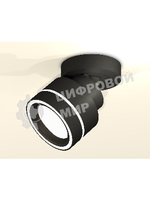 Светильник Ambrella Light XM8102023 SBK/FR черный песок/белый матовый GX53 (A2229, A2106, C8102, N8434)