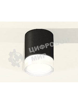 Светильник Ambrella Light XS6302064 SBK/FR/CL черный песок/белый матовый/прозрачный MR16 GU5.3 (C6302, N6241)