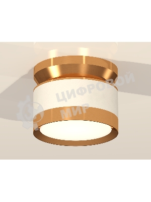 Светильник Ambrella Light XS8101060 SWH/PYG белый песок/золото желтое полированное GX53 (N8909, C8101, N8124)