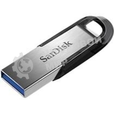 Флешка USB Sandisk CZ73 Cruzer Ultra Flair (SDCZ73-032G-G46), 32Gb, USB 3.0, R/W 150/45, серебристый/черный