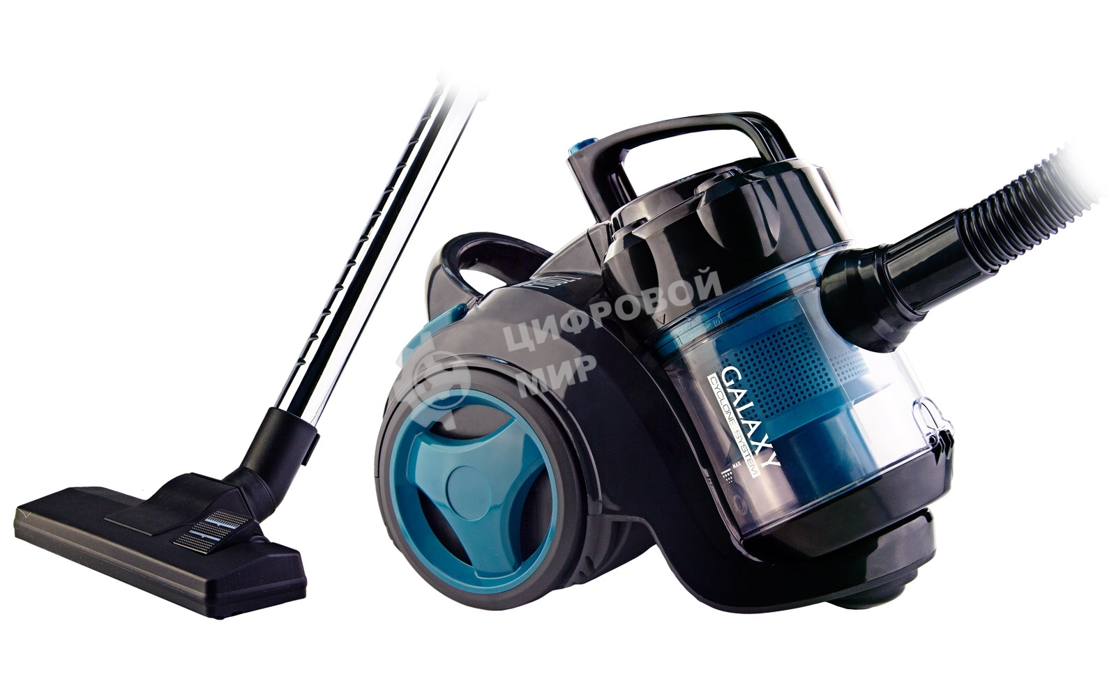 Пылесос Galaxy Line GL 6251 синий/черный, 500/1700 Вт, уборка сухая, пылесборник контейнер 3 л