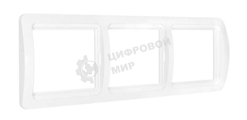 Рамка 3-м Валери гор. бел. UNIVersal ВР003Г