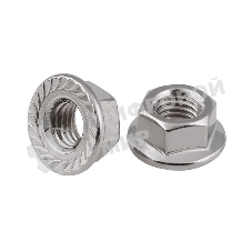 Гайка DIN6923 шестигранная оцинк. С фланцем М8 (уп. 200 шт) Tech-Krep 141612