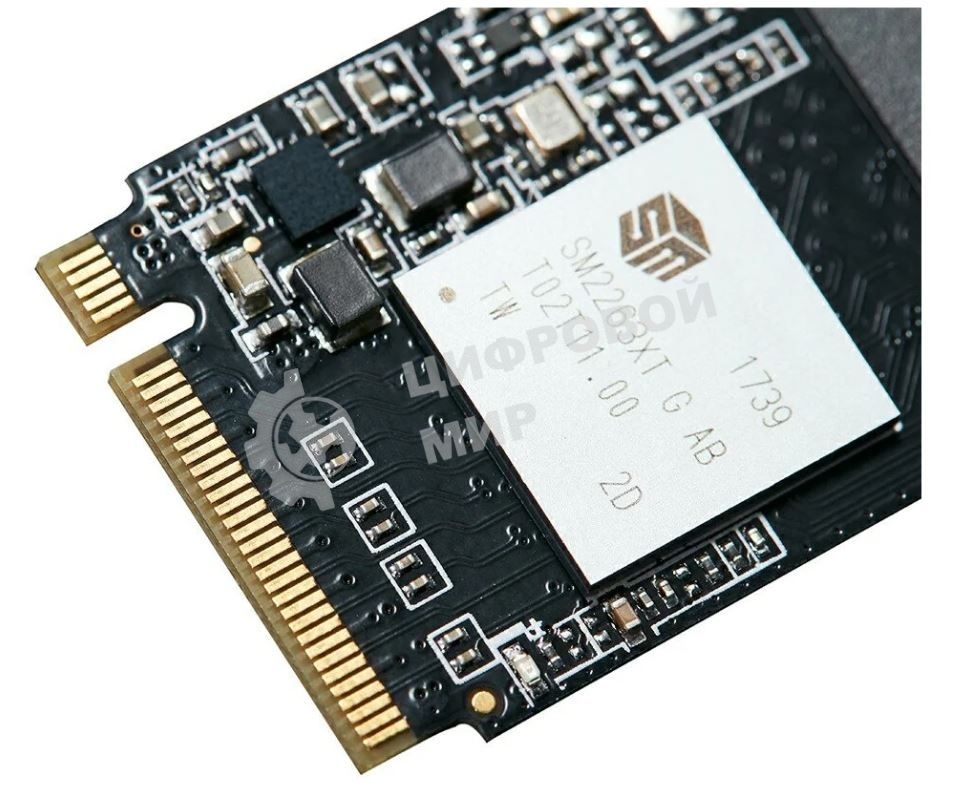 Накопитель SSD KingSpec NE-256, 256Gb, M.2 2280, PCIe 3.0 x4, NVMe, R/W 2000/1300