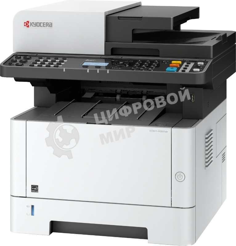 МФУ лазерное Kyocera Ecosys M2635DN (1102S13NL0), A4, ч/б, печ. до 35 стр/мин., скан. до 40 стр/мин. (ч/б) 23 стр/мин. (цвет), 1200 x 1200 dpi (печать) 600x600dpi (скан.), USB, RJ-45