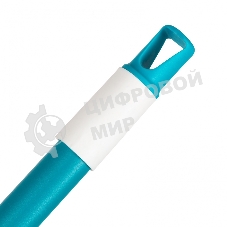 Щетка HomePalisad пластмассовая для чистки ковров, 27 cм, c черенком, 120 см, бирюз. щетина