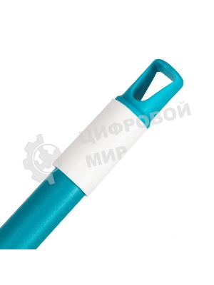 Щетка HomePalisad пластмассовая для чистки ковров, 27 cм, c черенком, 120 см, бирюз. щетина