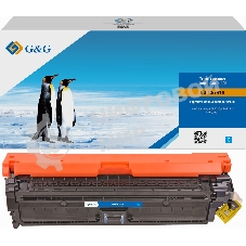 Картридж лазерный G&G GG-CE741A голубой (7300стр.) для HP CLJ CP5220/CP5221