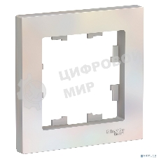 Рамка 1-м AtlasDesign жемчуг SchE ATN000401