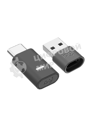 Гарнитура Logitech Zone Wireless 2 UC Graphite серый, беспроводная, Bluetooth 5.2, ANC