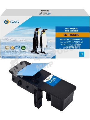 Картридж лазерный G&G GG-TK5430C TK-5430C голубой (1250 стр.) для Kyocera Ecosys PA2100cx/PA2100cwx/MA2100cfx/MA2100cwfx