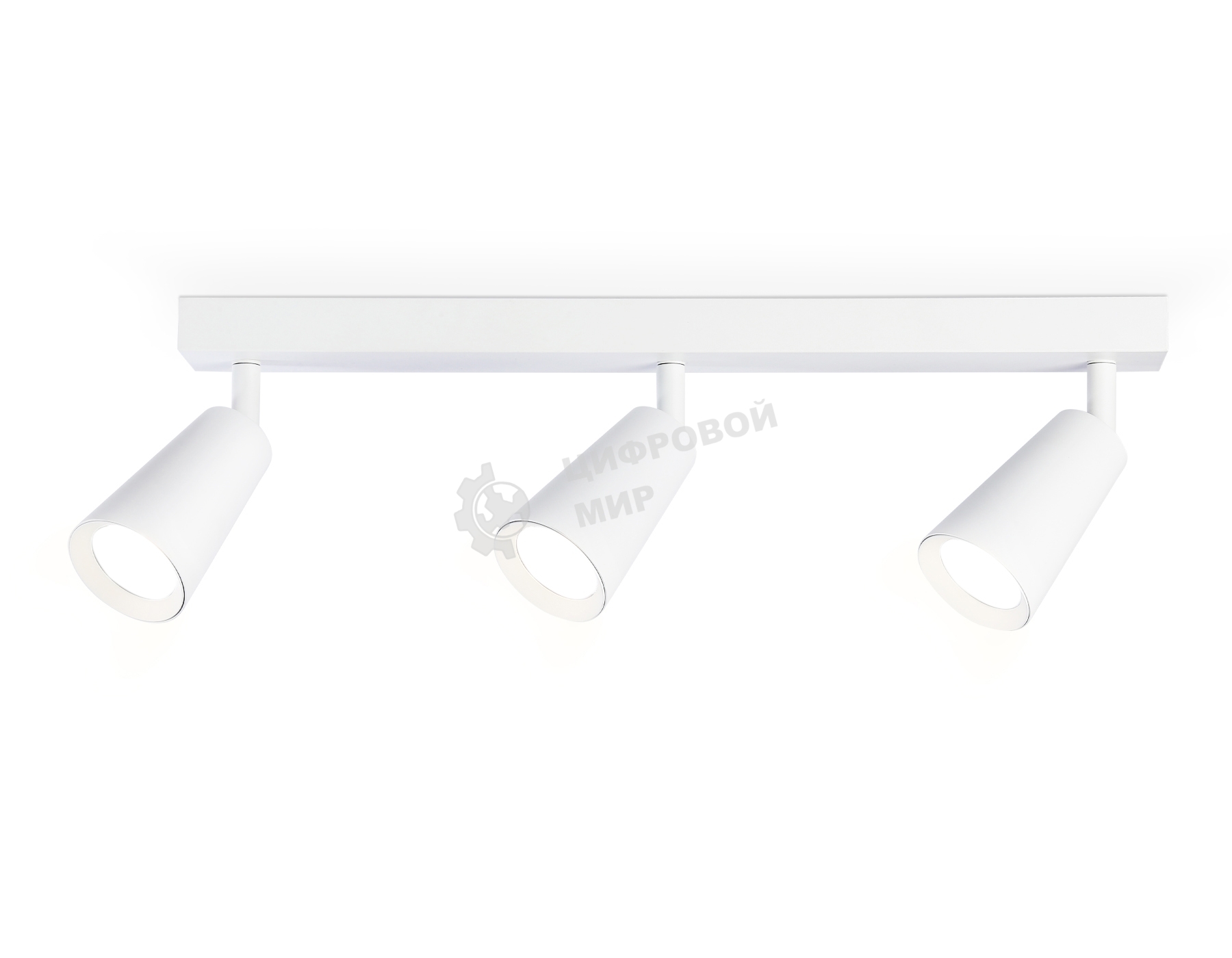 Накладной поворотный спот Ambrella light TA13148/3 WH белый GU10/3 max 12W 445*60*130