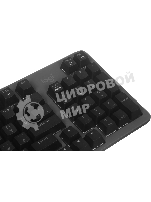 Клавиатура Logitech K868 гибридная, USB Type-A, Bluetooth, радиоканал, чёрный