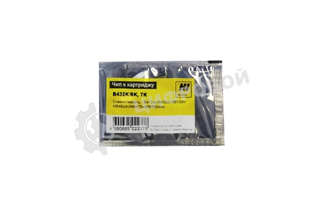 Чип Hi-Black к картриджу OKI B412/B432/B512/MB472/MB492/MB562 BK, 7K