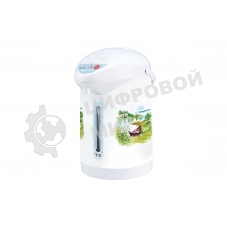 Термопот OPTIMA AP-303R (3.0л, 3 сп. нал. воды,бак из нерж.стали, белый пластик, 800Вт)