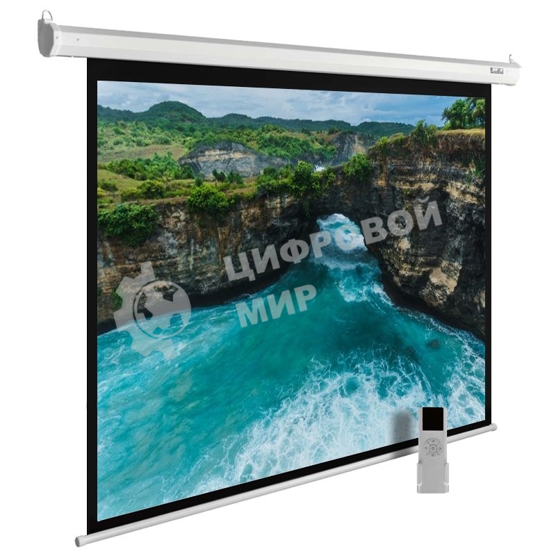 Экран Cactus 150x200 см MotoExpert CS-PSME-200x150-WT 4:3 настенно-потолочный рулонный белый (моторизованный привод)