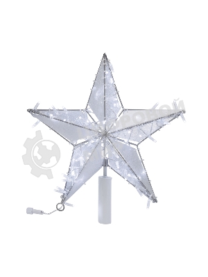 Светодиодная фигура Neon-night Звезда 100 см, 200 светодиодов, с трубой и подвесом, цвет свечения белый