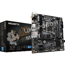 Материнская плата Gigabyte B760M DS3H AX DDR4 (V1.2/V1.3), LGA 1700, Intel B760, 4xDDR4, 4xSATA, 2xM.2, 1xPCI-E 4.0 x16, 2xPCI-E 4.0 x1, 1xHDMI, 2xDP, 1x 2.5Gb LAN, 3xUSB 3.2 Gen 1, 2xUSB 2.0, 3x3.5 мм, 7.1, Micro-ATX
