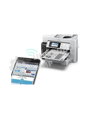 МФУ струйное EPSON M15180 (C11CJ41408), A3+, ч/б, печ. до 25 стр/мин., скан. до 26 стр/мин., 4800 x 1200 dpi (печать) 1200x1200dpi, USB, RJ-45, Wi-Fi, Air Print