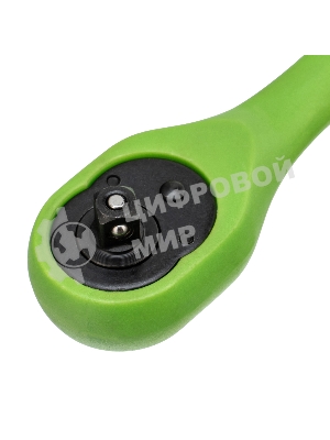 Ключ трещотка Сибртех двухкомпонентная рукоятка 1/4