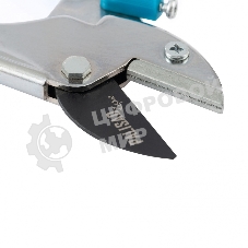 Секатор с наковальней, 170 мм, усиленный, рукоятки в ПВХ-оболочке, LUXE Palisad