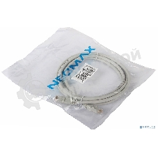 Коммутационный шнур NEOMAX (NM13601-015) UTP 1.5м, гибкий, cat.6, серый, многожильный