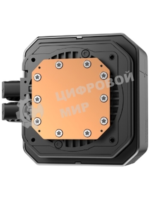 Система водяного охлаждения Deepcool Spartacus 420 ARGB Soc-AM5/AM4/1200/1700/1851 черный 4-pin 32.89dB Al LCD 2647gr Ret (R-SPT420-BKDSMP-G-1)