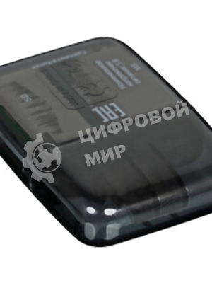 Кард-ридер Buro BU-CR-110 черный/MMC/MS/MS Duo/MS Micro M2/MS Pro/RS-MMC/SD/SDHC/TF/micro-SD/miсro-SDHC/USB 2.0/пластик