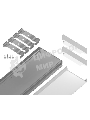 Алюминиевый профиль Ambrella light GP1800AL серебро 2000*23.8*6
