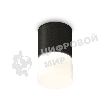 Светильник Ambrella Light XS6302065 SBK/FR черный песок/белый матовый MR16 GU5.3 (C6302, N6252)