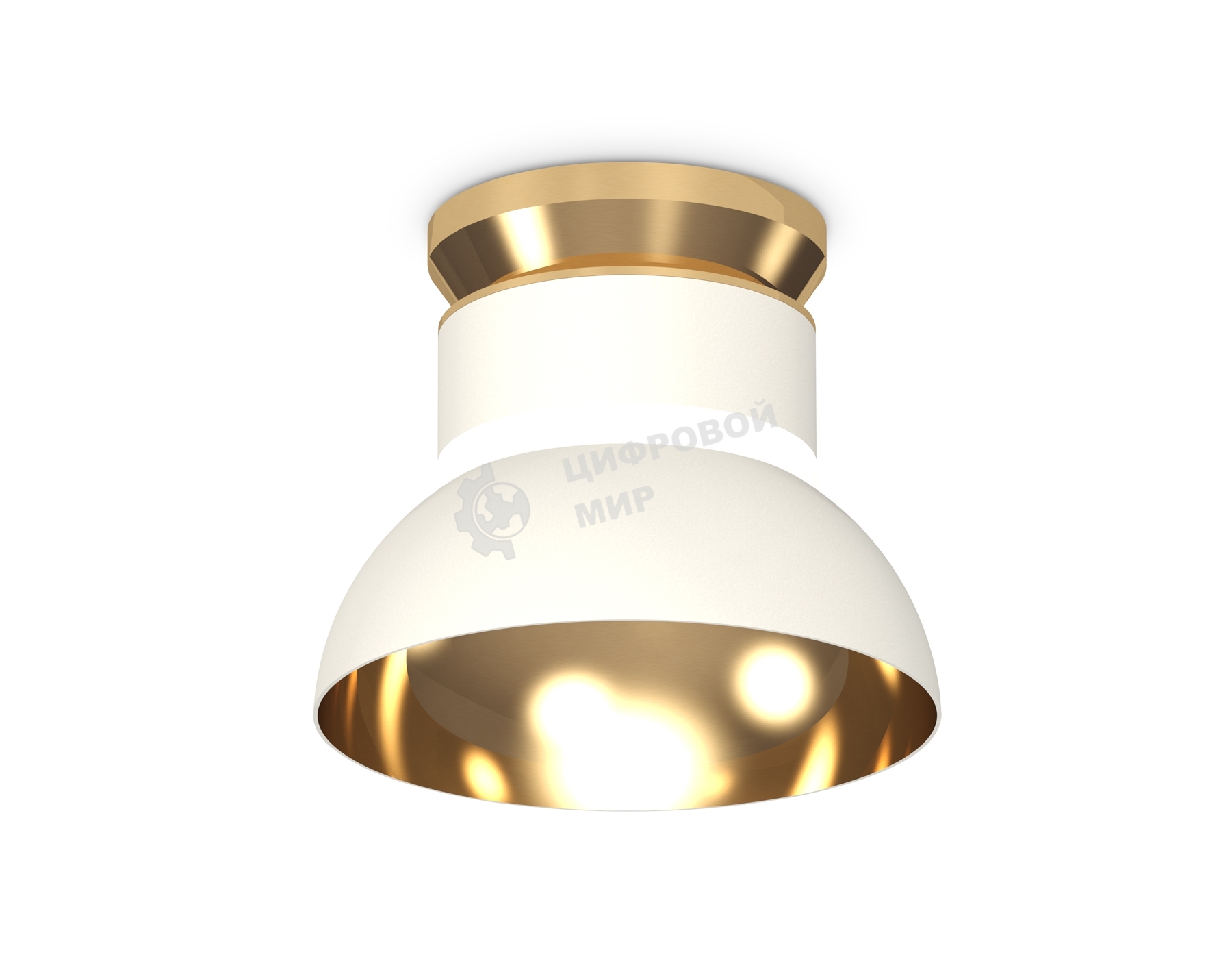 Светильник Ambrella Light XS8101061 SWH/PYG/CL белый песок/золото желоте полированное/прозрачный GX53 (N8909, C8101, N8144)