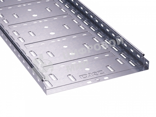 Лоток листовой перфорированный 400х50 L3000 сталь 1мм ДКС 35266