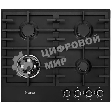 Газовая варочная панель Gefest ПВГ 1214-01 К2 черный матовый